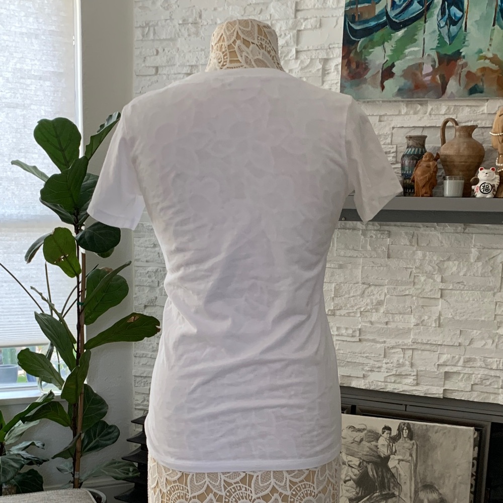 Roller Rabbit Monkey Patch White Tee Shirt Medium… - image 2